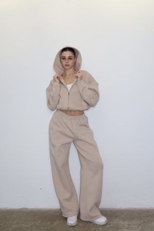 pants | joggers с начесом (beige)