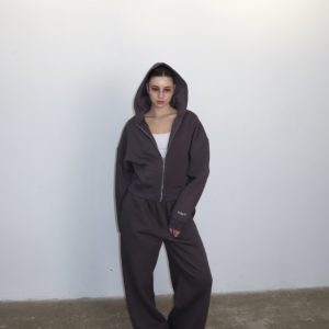 zip hoodie 2.0 ( grey ) с начесом