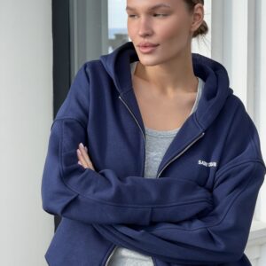 zip hoodie 3.0 (navy blue)
